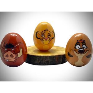 Disney Parks The Lion King Set of 3 Eggs Easter Eggstravaganza 2023 NIB